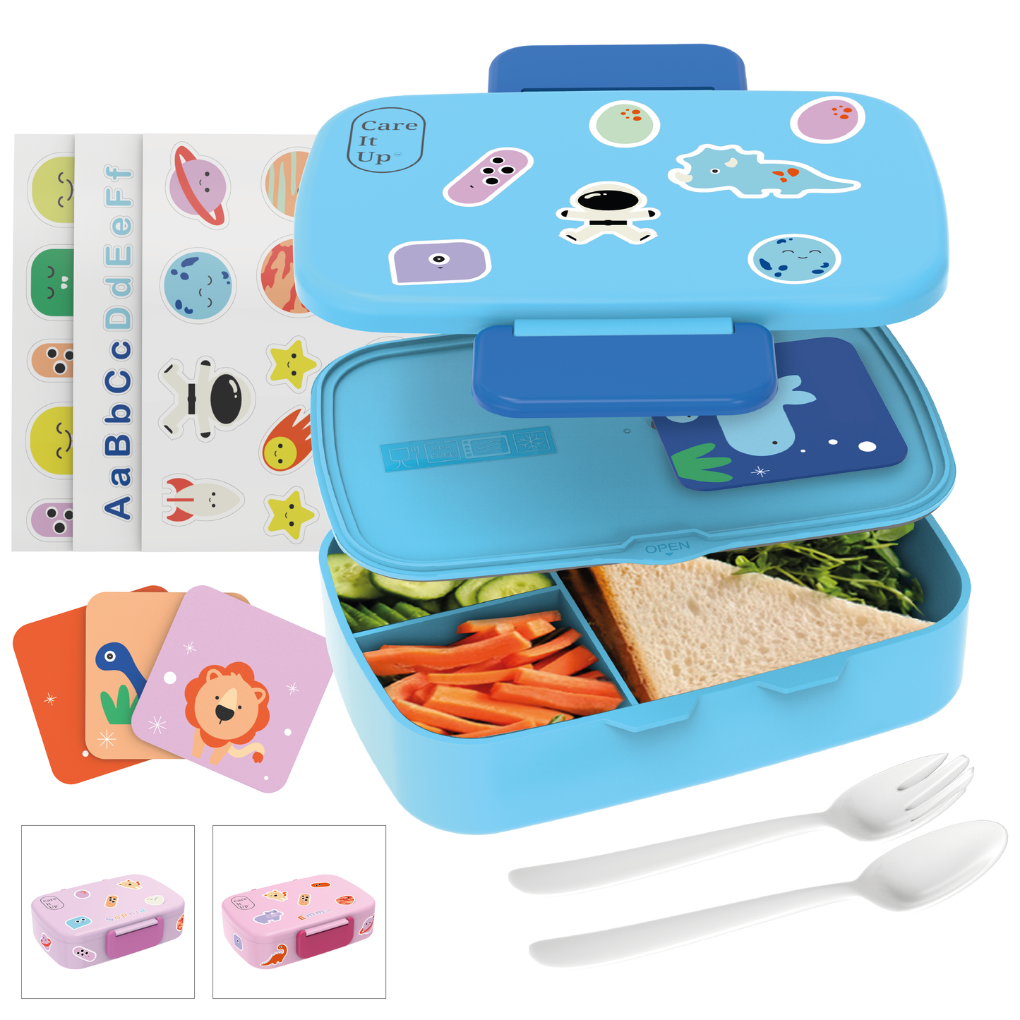 All-in-One Bento Lunch Box Kit for Kids